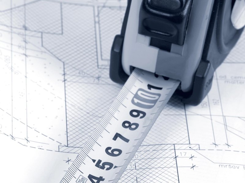 tape measure upon home design blueprints - Wilmington Carpets in the Wilmington, OH area